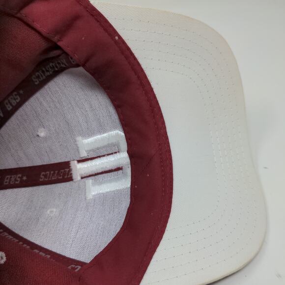 Steve & Barry's IU Indiana Hoosiers Strapback Hat Embroidered Logo Red OSFA - Picture 11 of 12